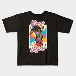 Dogs Rock Kids T-Shirt